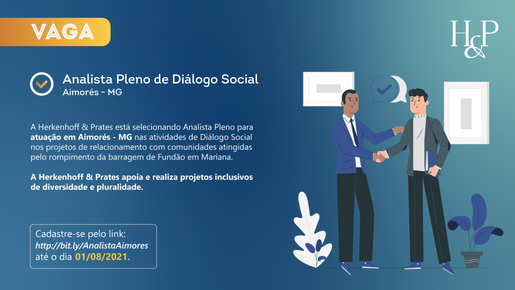 Vaga: Analista Pleno de Diálogo Social Aimorés (MG) 