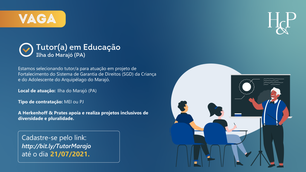 Vaga: Tutor (a) em Educação para atuação na  Ilha Marajó (PA)