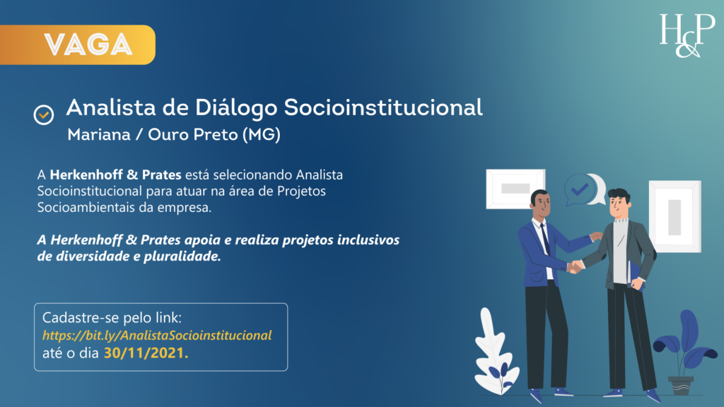 Analista de Diálogo Socioinstitucional – Mariana/Ouro Preto (MG)