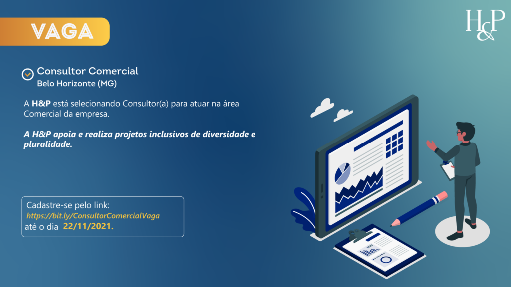 Vaga: Consultor Comercial – Belo Horizonte (MG)