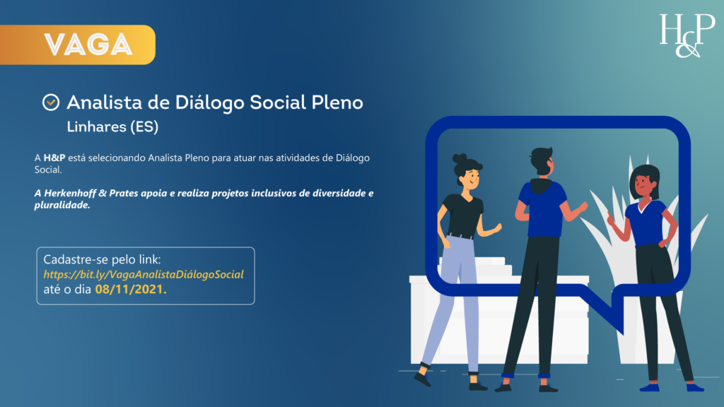 Vaga: Analista Pleno de Diálogo Social – Linhares (ES)